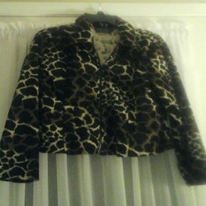 Faux fur jacket